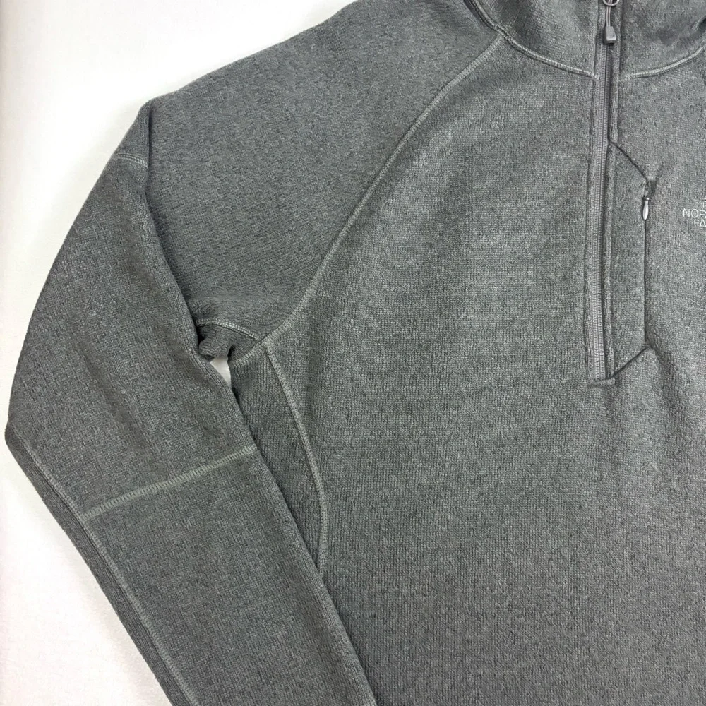 The North Face Men's Charcoal Heather 1/2 Zip Skyline Fleece Pullover Jacket (M)